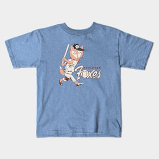 Vintage Appleton Foxes (Fox Cities) Baseball Kids T-Shirt